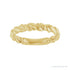 Sapphire Row Twisted Rope Stackable Ring - 14K Yellow Gold (view 3)