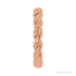Sapphire Row Twisted Rope Stackable Ring - 14K Rose Gold (view 4)