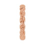 Sapphire Row Twisted Rope Stackable Ring - 14K Rose Gold (view 4)