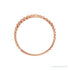 Sapphire Row Beaded Stackable Ring - 14K Rose Gold (view 2)