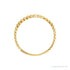 Sapphire Row Beaded Stackable Ring - 14K Yellow Gold (view 2)