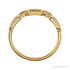 Sapphire Row Natural Diamond Pavé Chain Link Ring - 14K Yellow Gold (view 2)