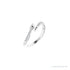 Sapphire Row Natural Diamond Pavé Snake Wrap Ring - Platinum