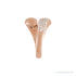 Sapphire Row Lab-Grown Diamond Pavé Dome Wrap Ring - 14K Rose Gold (view 4)