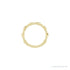 Sapphire Row Natural Gemstone Bezel Station Ring - Diamond, 14K Yellow Gold (view 3)
