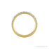 Sapphire Row Natural Birthstone Stacking Ring - Aquamarine, 14K Yellow Gold (view 2)