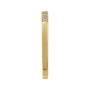 Sapphire Row Natural Birthstone Stacking Ring - Aquamarine, 14K Yellow Gold (view 3)