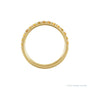Sapphire Row Natural Birthstone Stacking Ring - Citrine, 14K Yellow Gold (view 2)