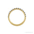 Sapphire Row Natural Birthstone Stacking Ring - Alexandrite, 14K Yellow Gold (view 2)