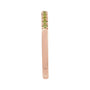 Sapphire Row Natural Birthstone Stacking Ring - Peridot, 10K Rose Gold (view 3)