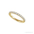 Sapphire Row Lab-Grown Birthstone Stacking Ring - Diamond, 10K Yellow Gold (view 3)