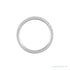 Sapphire Row Lab-Grown Birthstone Stacking Ring - Diamond, 14K White Gold (view 2)