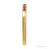 Sapphire Row Lab-Grown Birthstone Stacking Ring - Ruby, 10K Yellow Gold (view 3)