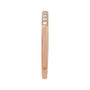 Sapphire Row Lab-Grown Birthstone Stacking Ring - Diamond, 10K Rose Gold (view 3)