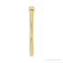 Sapphire Row Lab-Grown Gemstone Baguette Detail Ring - Emerald, 14K Yellow Gold (view 4)