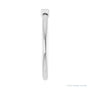 Sapphire Row Lab-Grown Gemstone Baguette Detail Ring - Emerald, 14K White Gold (view 4)