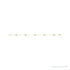 Sapphire Row Lab-Grown Diamond Bezel Station Bracelet - 14K Yellow Gold (view 2)