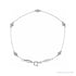 Sapphire Row Lab-Grown Diamond Bezel Station Bracelet - 14K White Gold