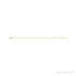 Sapphire Row Petite Paperclip Chain Bracelet - 14K Yellow Gold (view 3)