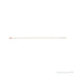 Sapphire Row Petite Paperclip Chain Bracelet - 10K Rose Gold (view 3)
