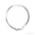 Sapphire Row Herringbone Chain Bracelet - 14K White Gold, 4.6mm