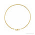 Sapphire Row Herringbone Chain Bracelet - 14K Yellow Gold, 1.6mm