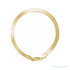 Sapphire Row Herringbone Chain Bracelet - 14K Yellow Gold, 4.6mm