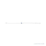 Sapphire Row Natural Gemstone Baguette Bracelet - Blue Sapphire, 14K White Gold (view 2)