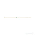 Sapphire Row Lab-Grown Gemstone Baguette Bracelet - Emerald, 14K Yellow Gold (view 2)