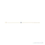 Sapphire Row Lab-Grown Gemstone Baguette Bracelet - Blue Sapphire, 14K Yellow Gold (view 2)