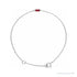 Sapphire Row Lab-Grown Gemstone Baguette Bracelet - Ruby, 14K White Gold