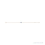 Sapphire Row Lab-Grown Gemstone Baguette Bracelet - Blue Sapphire, 14K Rose Gold (view 2)