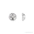 Sapphire Row Gold Rope Jacket Earrings - Platinum, 4 mm