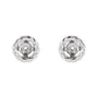 Sapphire Row Gold Rope Jacket Earrings - Platinum, 4 mm (view 2)