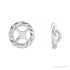 Sapphire Row Gold Rope Jacket Earrings - Platinum, 6 mm