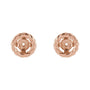 Sapphire Row Gold Rope Jacket Earrings - 14K Rose Gold, 4 mm (view 2)