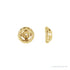 Sapphire Row Gold Rope Jacket Earrings - 14K Yellow Gold, 4 mm