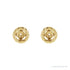 Sapphire Row Gold Rope Jacket Earrings - 14K Yellow Gold, 4 mm (view 2)