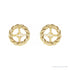 Sapphire Row Gold Rope Jacket Earrings - 14K Yellow Gold, 8 mm (view 2)