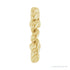 Sapphire Row Gold Rope Ear Cuff - 14K Yellow Gold (view 3)