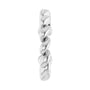 Sapphire Row Gold Rope Ear Cuff - 10K White Gold (view 3)
