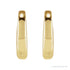 Sapphire Row Gold Domed Ear Cuff - 10K Yellow Gold (view 2)