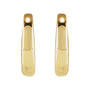 Sapphire Row Gold Domed Ear Cuff - 10K Yellow Gold (view 2)
