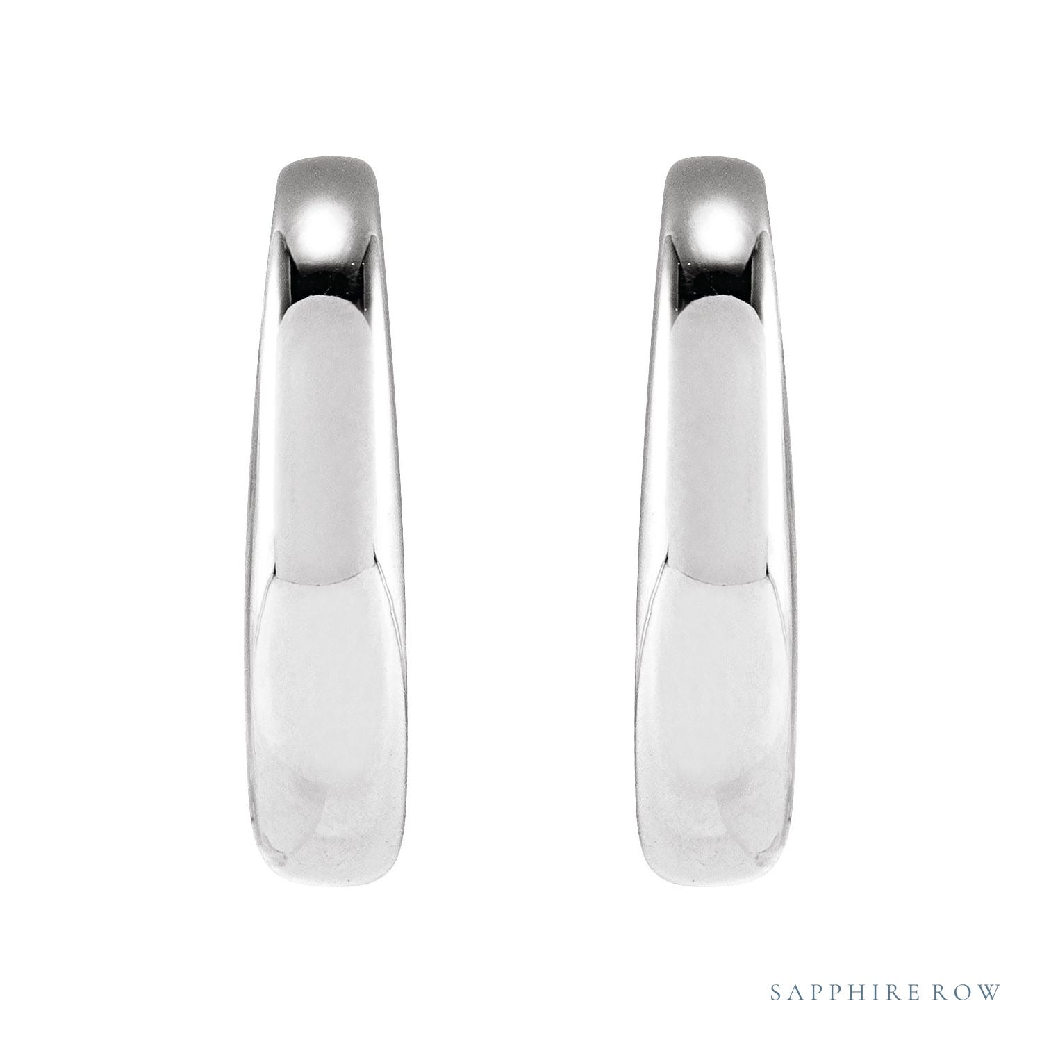 Sapphire Row Gold Domed Ear Cuff - Platinum (view 2)