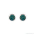 Sapphire Row Children's Natural Birthstone Screwback Studs - Alexandrite, 14K White Gold (view 2)
