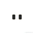 Sapphire Row Natural Emerald-Cut Gemstone Studs - Black Onyx, 14K Yellow Gold (view 2)