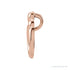 Sapphire Row Mother & Child Slide Pendant - 14K Rose Gold (view 2)