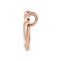 Sapphire Row Mother & Child Slide Pendant - 14K Rose Gold (view 2)