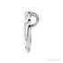 Sapphire Row Mother & Child Slide Pendant - 14K White Gold (view 2)