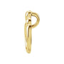 Sapphire Row Mother & Child Slide Pendant - 10K Yellow Gold (view 2)